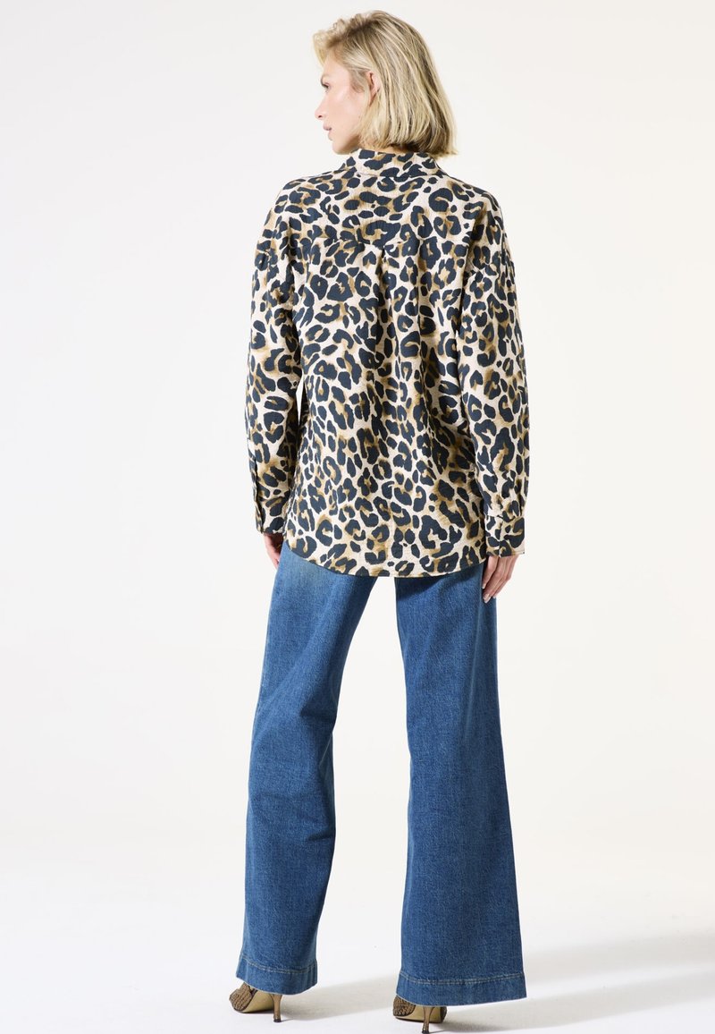 Chemisier Noir Femme Gracia Manches Longues - Taille M - Occasion Très Bon état