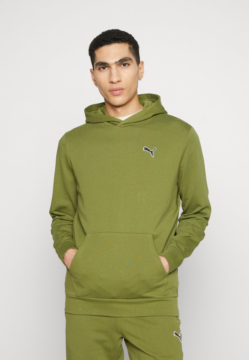 Puma BETTER ESSENTIALS - Mikina s kapucí - olive green