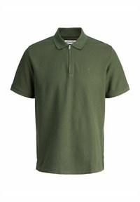 JJEAUSTIN ZIP SS NOOS - Poloshirt - duffel bag