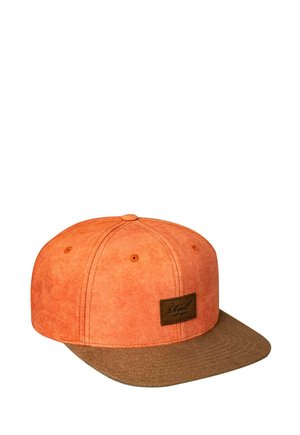 SUEDE - Cap - wrinkle orange