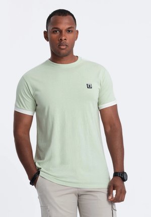 Ombre WITH CONTRASTING - T-shirts basic - llight mint