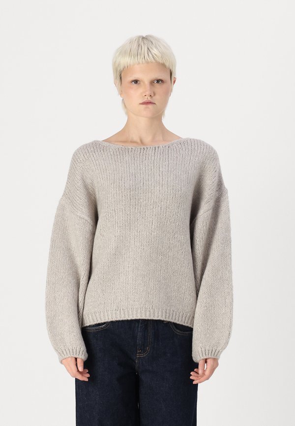 JDYDINEA REVERSIBLE NOOS - Strickpullover - chateau gray