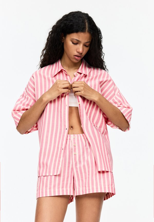 SHORT SLEEVE STRIPED - Hemdbluse