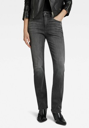 STRACE STRAIGHT - Straight leg jeans - worn in black moon