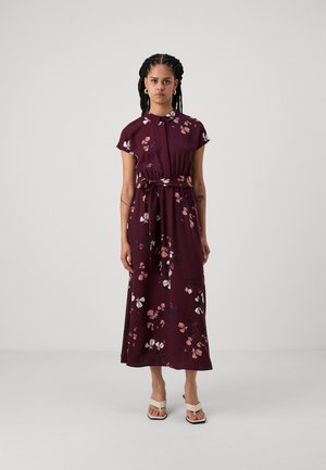 VMNEWHALLIE TIE DRESS - Shirt dress - winetasting