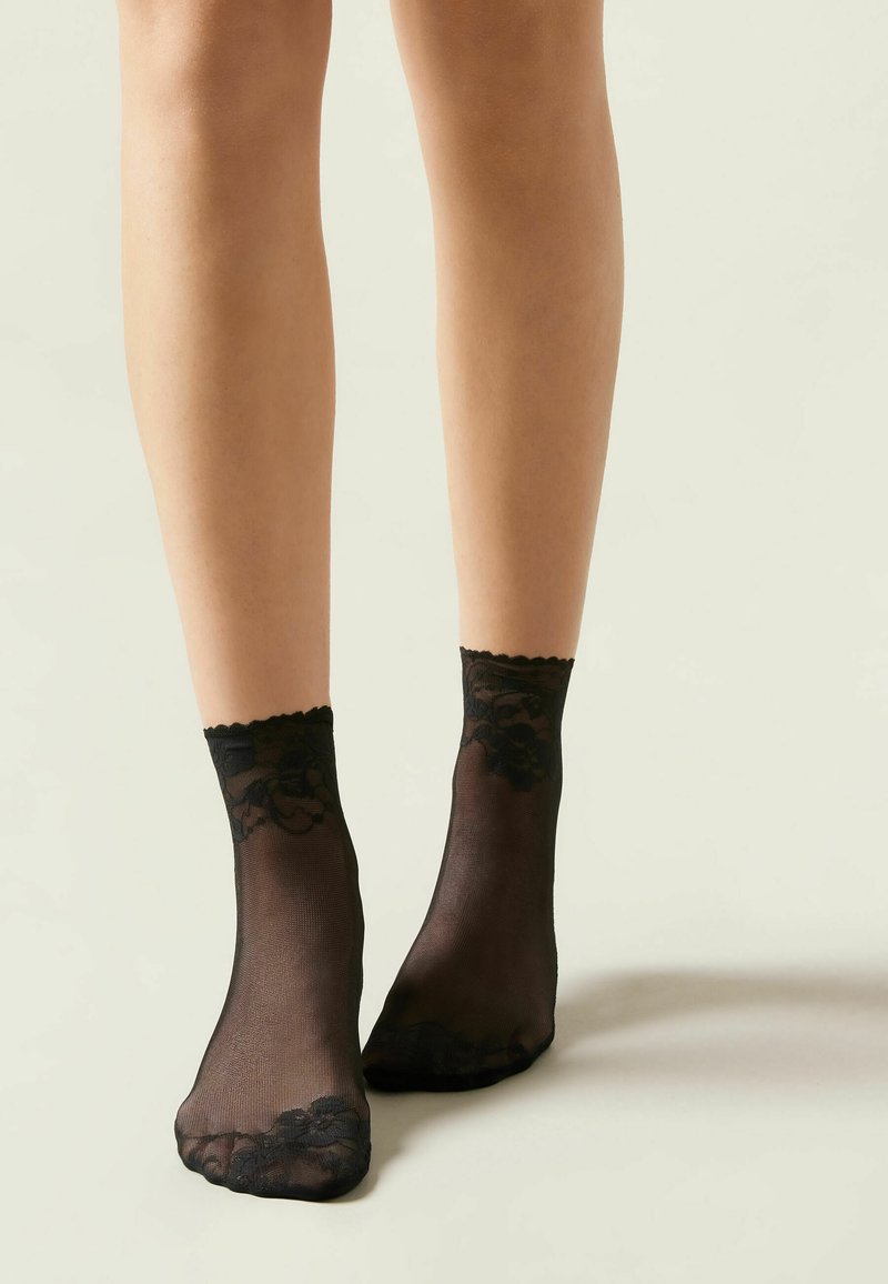 Calzedonia Ponožky - schwarz f  black lace