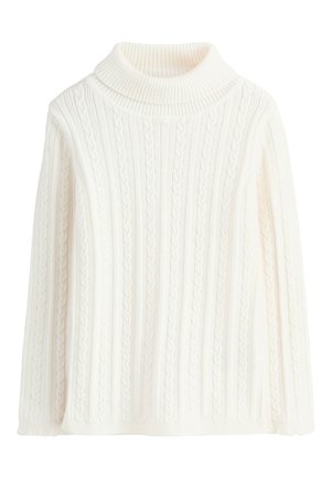 REGULAR FIT-ROLL NECK - Pulover - ecru white