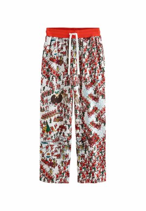 Next REGULAR FIT  WALLY CHRISTMAS LICENSE  - Nachtwäsche Hose - white