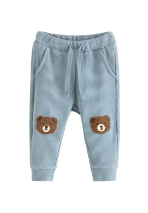Lindex, LINDEX WAFFLED JOGGERS LINDEX UNISEX - Verryttelyhousut - dusty blue