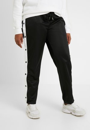 LADIES BUTTON UP TRACK PANTS - Jogginghose - black