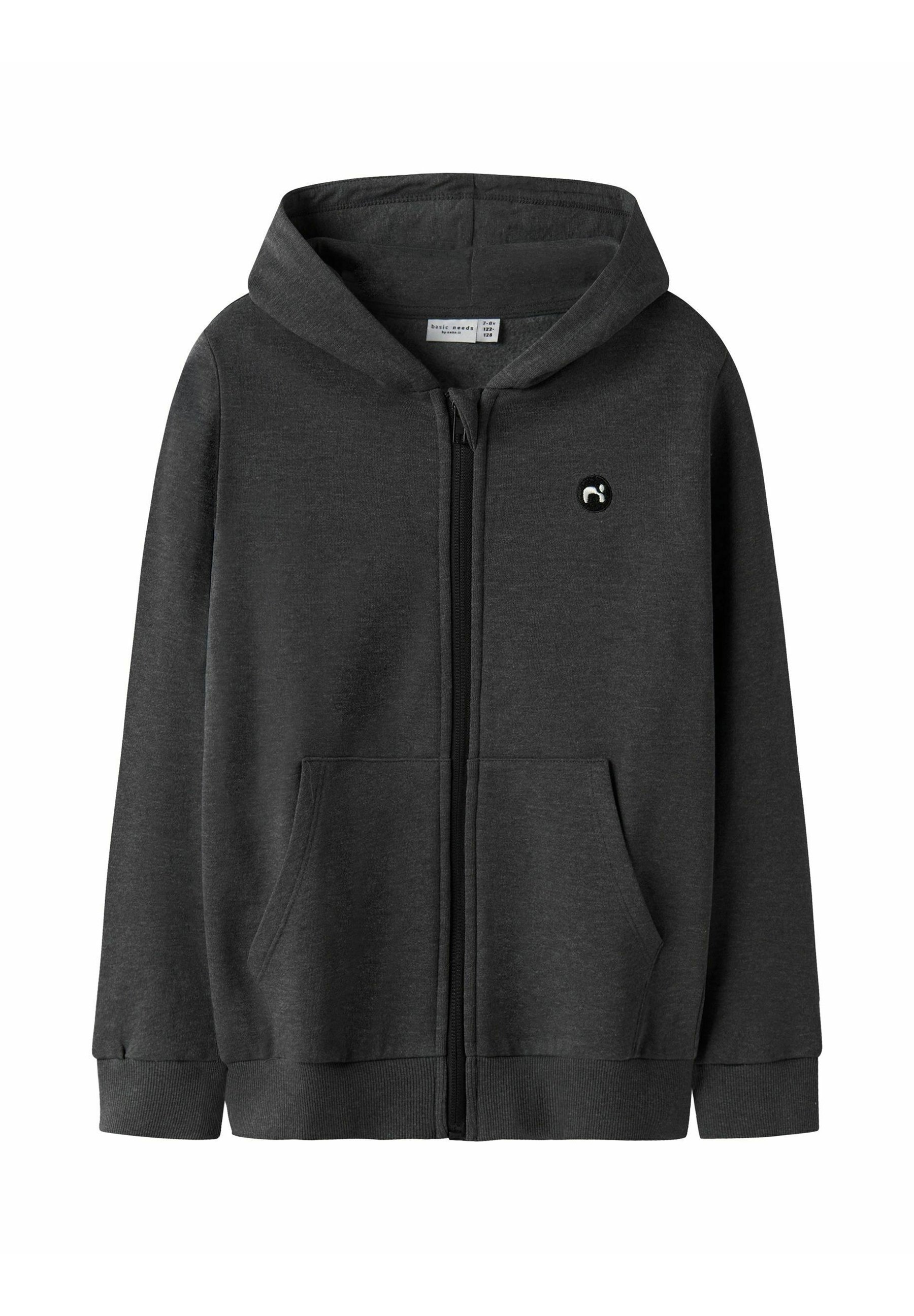 Sweat-shirt Zippé Name It Pour Garçon - Col Montant, Manches Longues, Coupe Normale, Idéal Pour Tous Les Jours