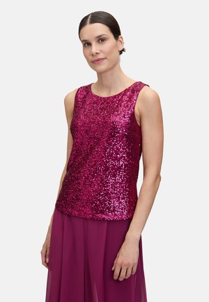 PAILLETTEN- OHNE ARM - Top - sweet berry
