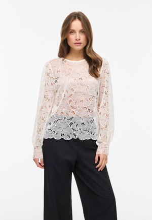 VILA VIRHEA O NECK - Blouse - cloud dancer