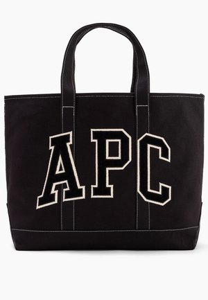 GAP, GAP X A.P.C. LOGO TOTE BAG - Sac à main - black