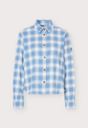 Fjällräven, ÖVIK BOXY SHIRT - Риза с копчета - eggshell/dawn blue