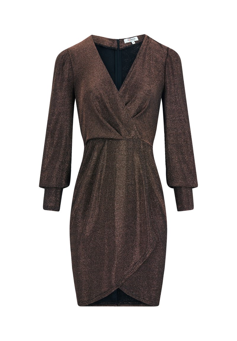 Morgan FITTED DRAPED - Vestito casual - couleur bronze/bronzo - Zalando.it