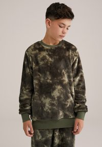 WE Fashion SET - Komplet pidžame - army green