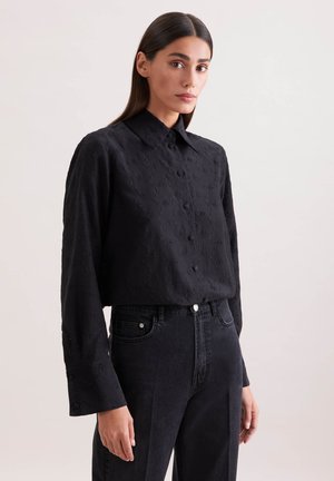 Hemdbluse - black
