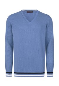 Unselected, royal blue