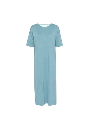 Kaffe, KAREGINA KNIT DRESS GLITTER - Strikkjoler - teal