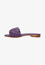 Mocasín Hanna 78 Para Mujer | Piel De Oveja, Suela De Piel | Tacón Plano, Punta Abierta | Estilo Elegante Y Cómodo