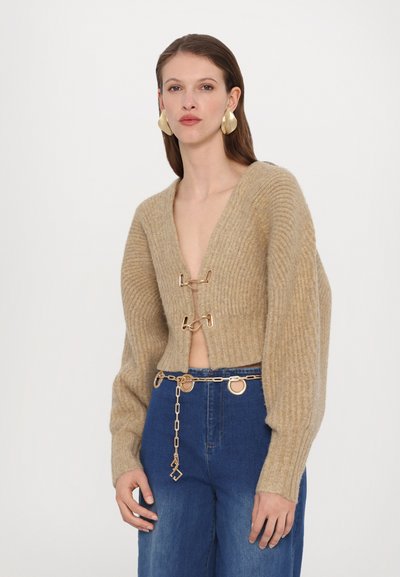 Cult Gaia CASELLA CARDIGAN - Gilet - champagne