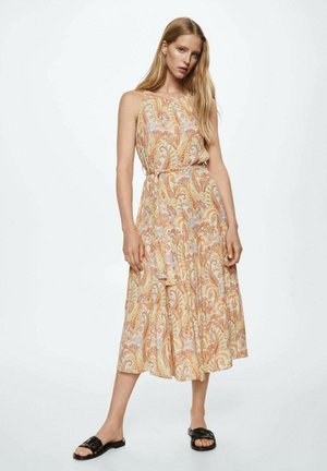 NORA - Day dress - open beige