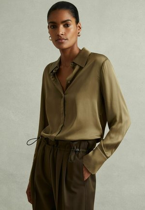 REGULAR FIT JASMINE LAYERED CUFF  - Hemdbluse - khaki