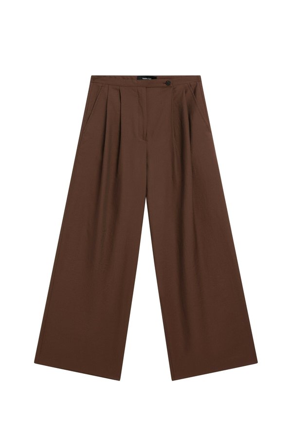 FLOWING - Trousers - bordeaux3