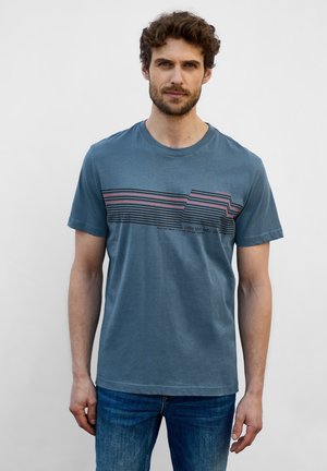 MIT CHEST - Print T-shirt - blau