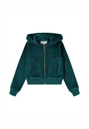 Molo MILLA - Felpa con zip - cosmic green