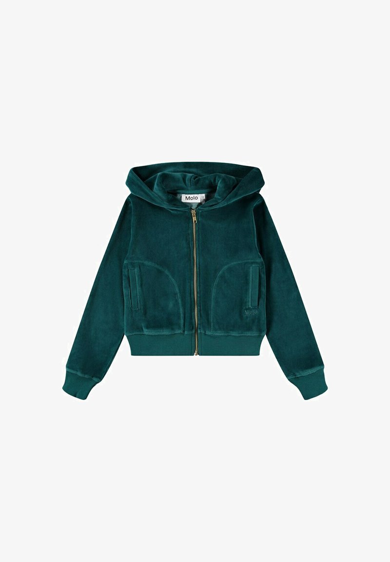 Molo MILLA - Mikina na zip - cosmic green