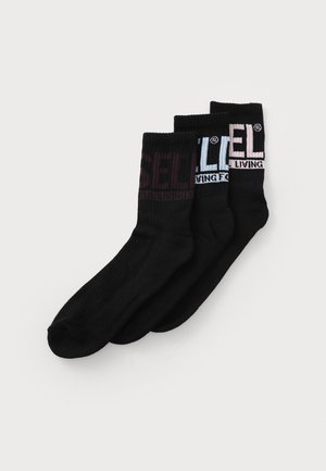 SKM-RAY-3PACK-CUSHIONED-17,5 - Calze - black