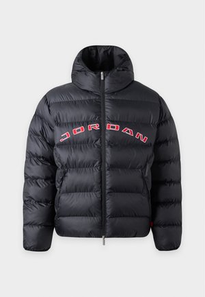Jordan, PUFFER ARCH - Зимно яке - black/university red
