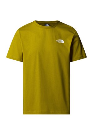 The North Face M SS BOX NSE TEE - Print T-shirt - deep dijon woodland gre
