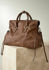 Next WASHED GRAB - Rankinė - tan brown