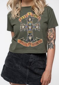 Paradiso Clothing GUNS N' ROSES APPETITE FOR DESTRUCTION - Print T-shirt - green
