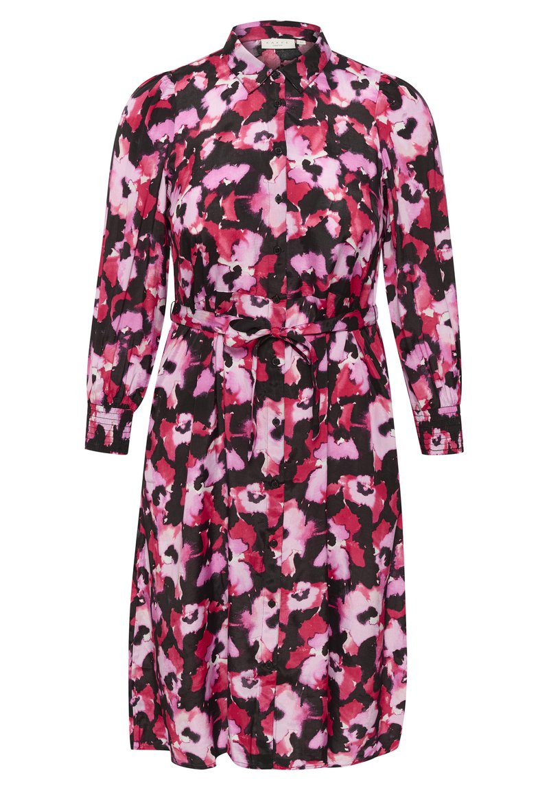 Kaffe Curve Blousejurk donkerroze Kaffe Curve Blousejurk donkerroze