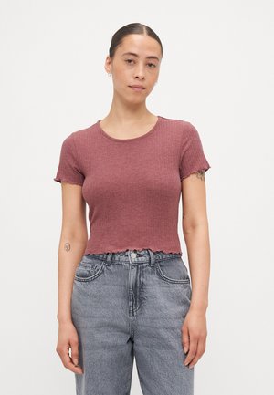 ONLEMMA SHORT - T-shirts - rose brown melange