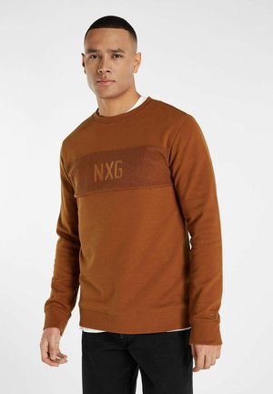 Sweatshirt - tortoisebrown