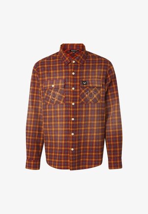 True Religion, LS SPRAYED FLANNEL - Chemise - red org