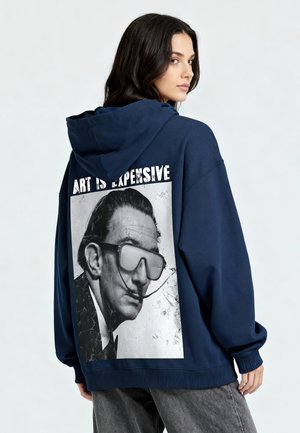 ART IS EXPENSIVE DALI UNISEX - Hoodie - dark blue