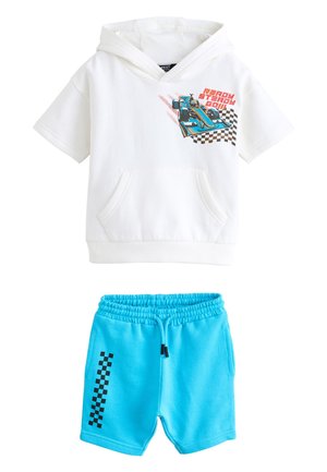 REGULAR FIT SET - Træningsbukser - white aqua