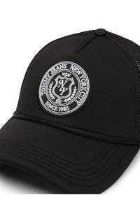 Tommy Jeans VARSITY TRUCKER - Gorra - black