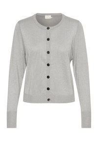 KAREGINA - Strickjacke - grey silver metallic