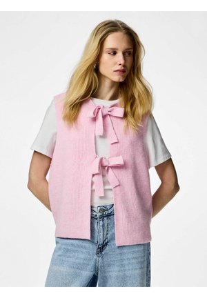 PCSILLY SL REV TIE - Vest - roseate spoonbill