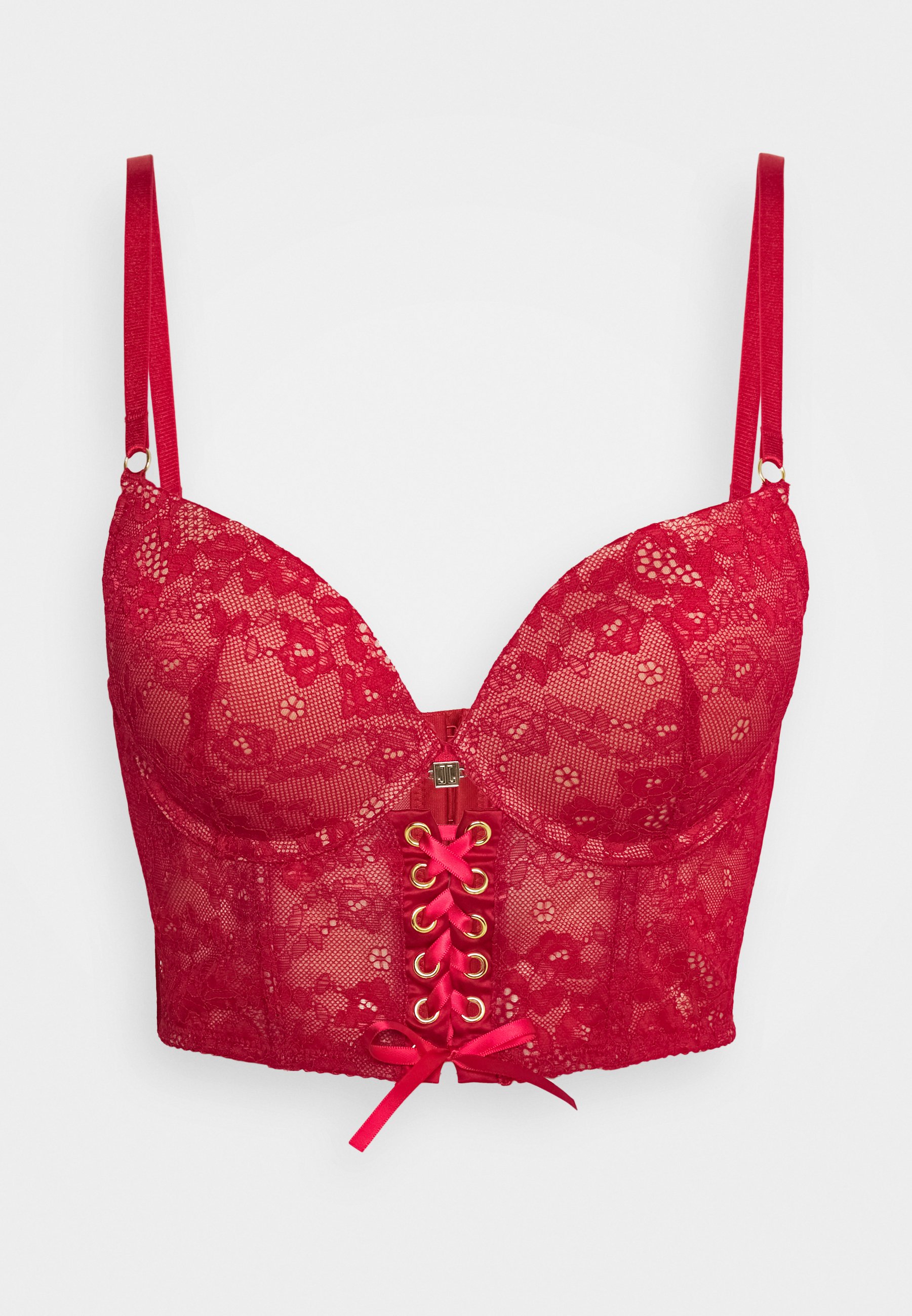 Lascana Temptation Bustierbra Push Up Bh Red Rot Zalando At