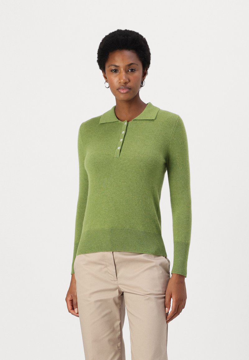 pure cashmere CLASSIC SWEATER - Džemperis - green