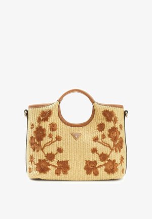 Guess, KIRSTEN MINI SATCHEL - Sac à main - caramel