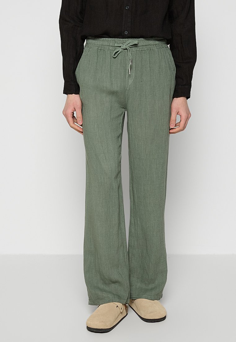 Le Monde du Lin Broek kaki Le Monde du Lin Broek kaki